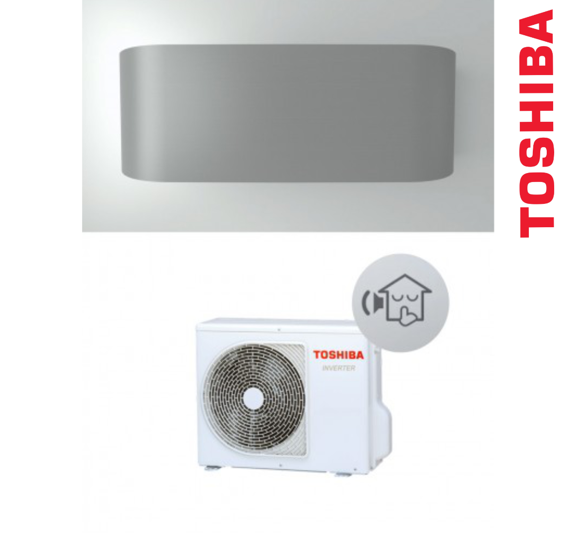 Split Aire acondicionado Toshiba Haori 10 1x1 Frío 2,5 kw / Calor 3,2 kw A+++ Wifi